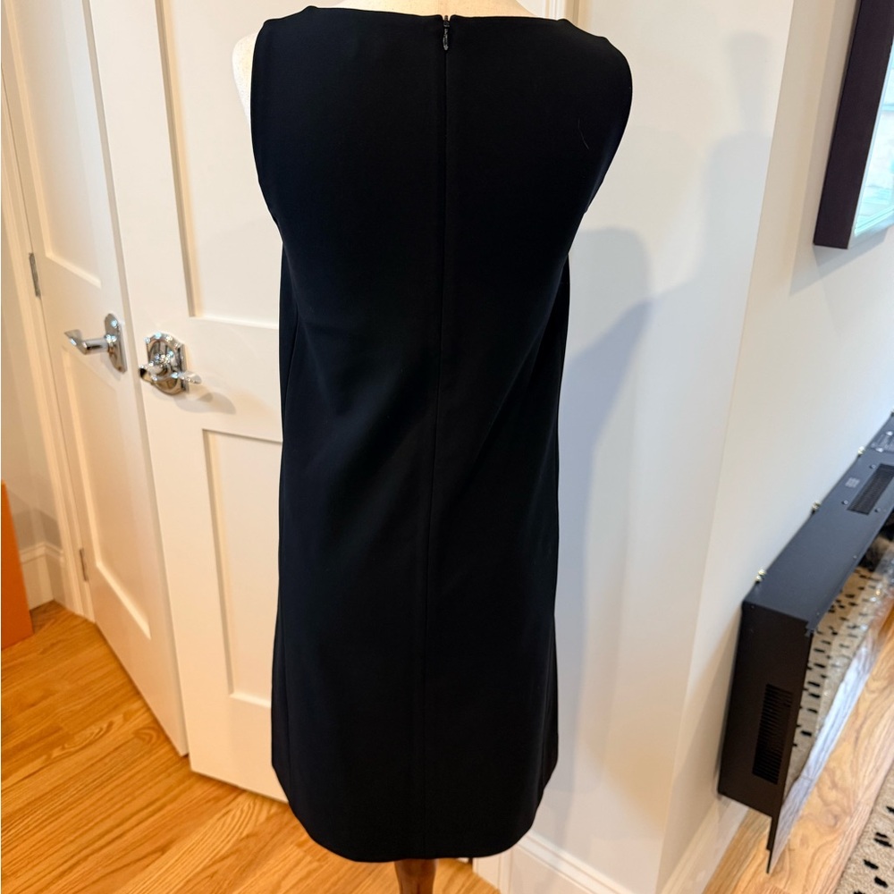 Etro Black Sleeveless Laser-Cut Yoke Shift Dress - Picture 7 of 13